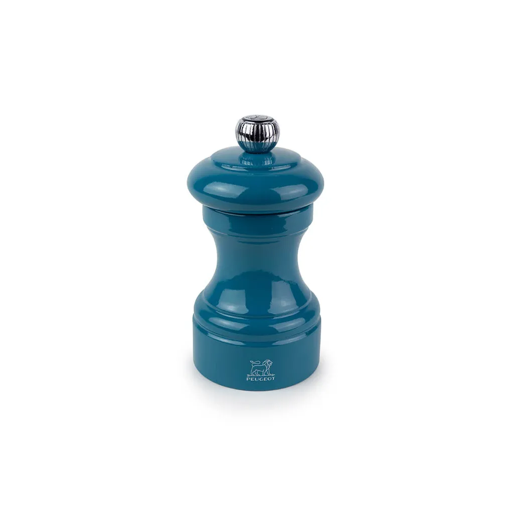 Peugeot Pfeffermühle Bistro, Bistrorama, lackiert, Holz, Pazifikblau, 10 cm, 40727